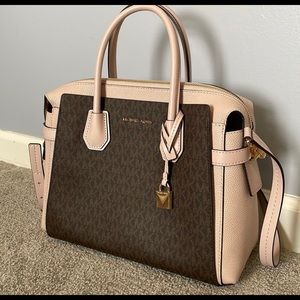 Michael Kors Mercer Medium Belted Satchel